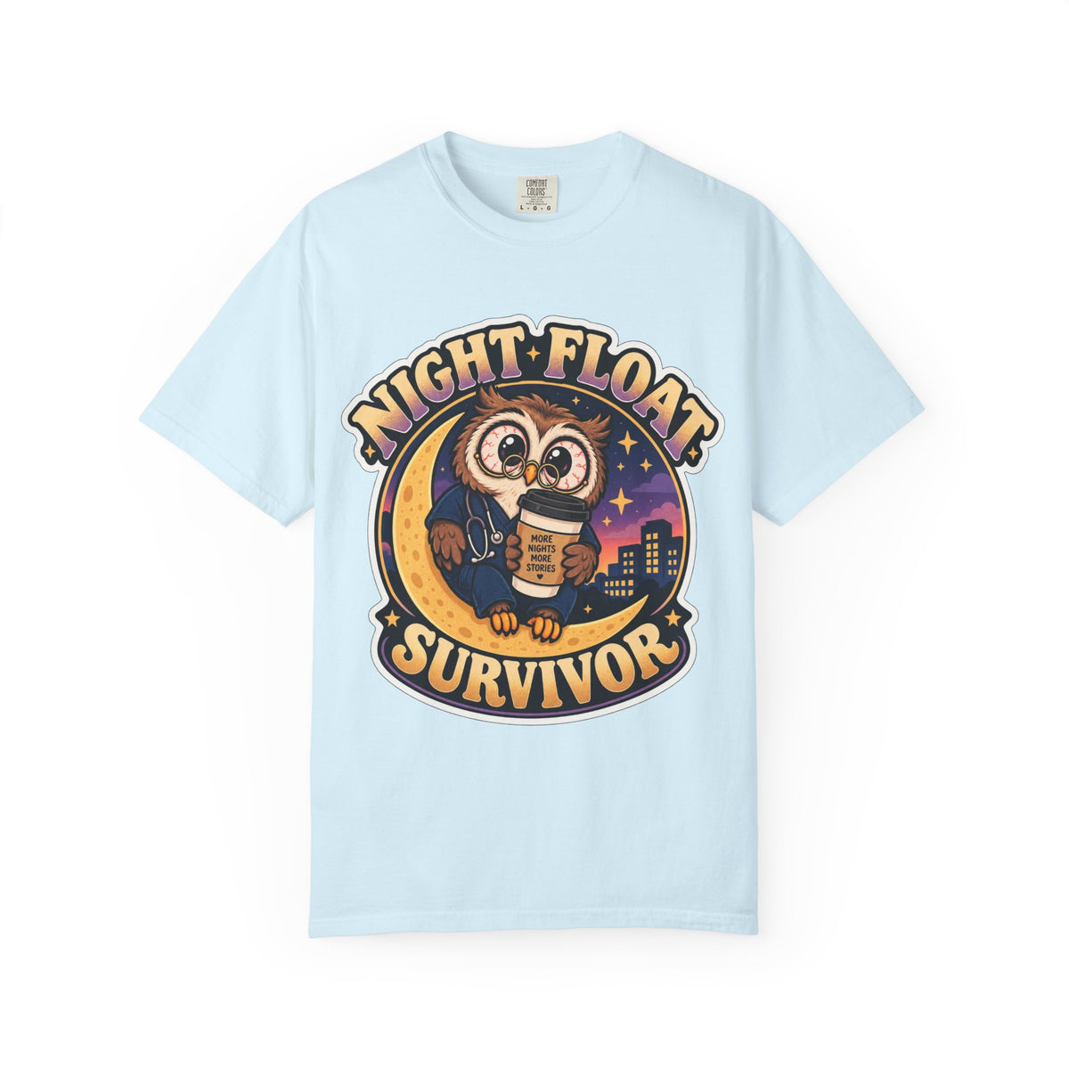 Night Float Survivor Shirt in Chambray