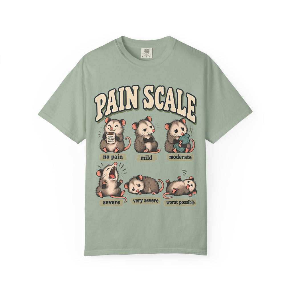 Pain Scale Opossum Shirt in Bay