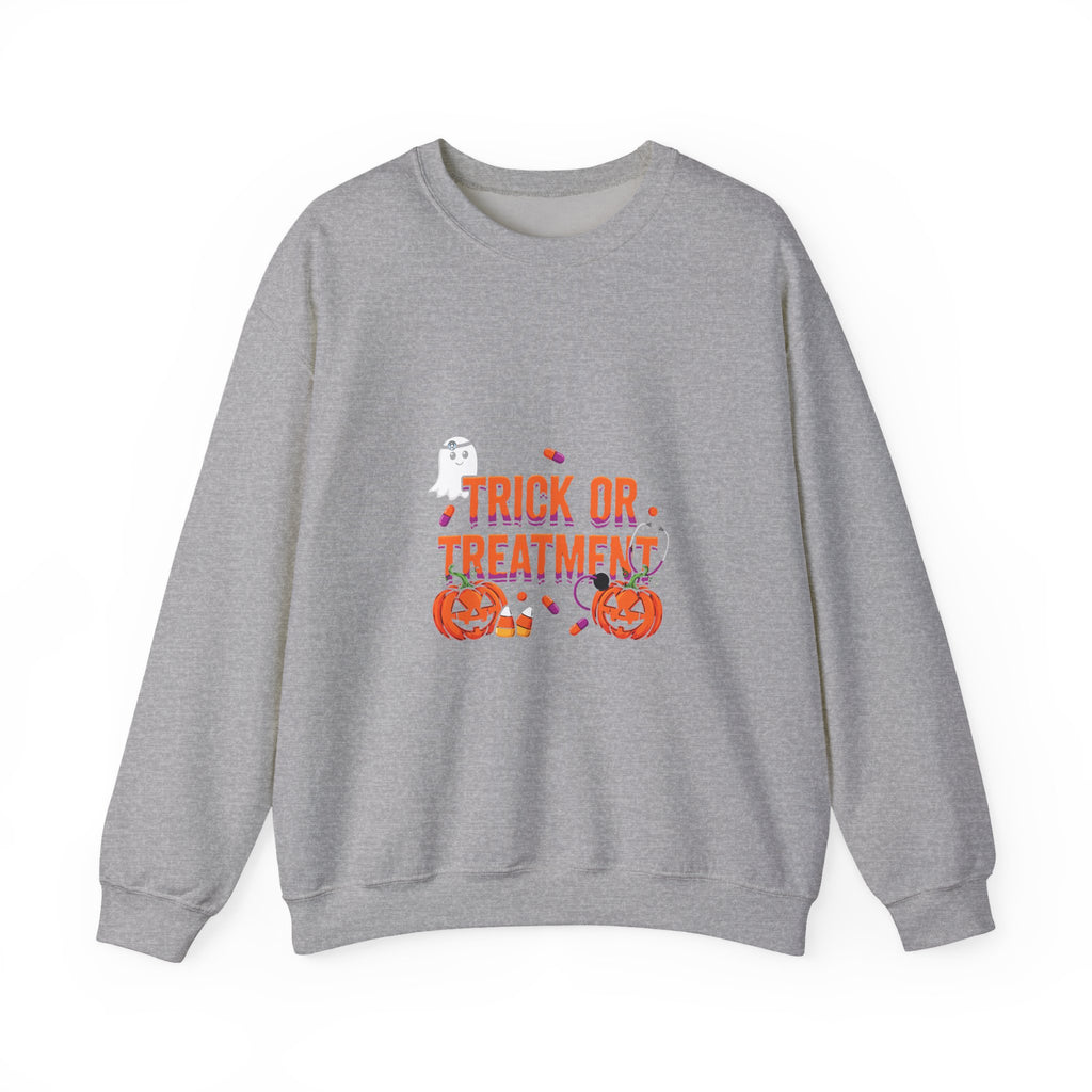 Trick or Treatment Sweatshirt in Sport Grey