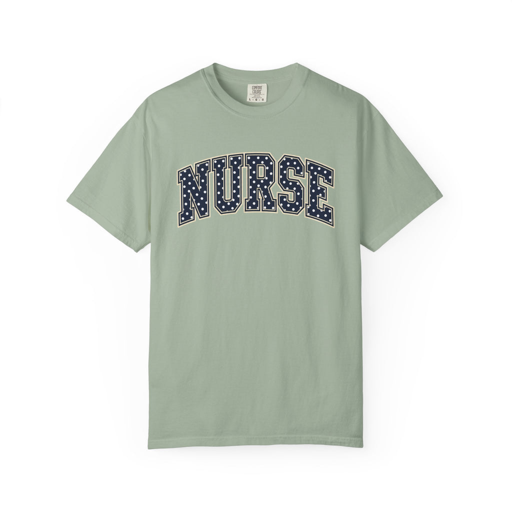 Nurse Varsity Shirt in Bay