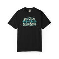 Stay Calm Stay in Sinus Shirt in Black