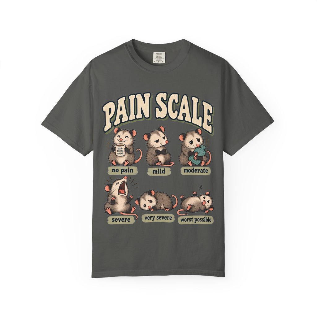 Pain Scale Opossum Shirt in Pepper