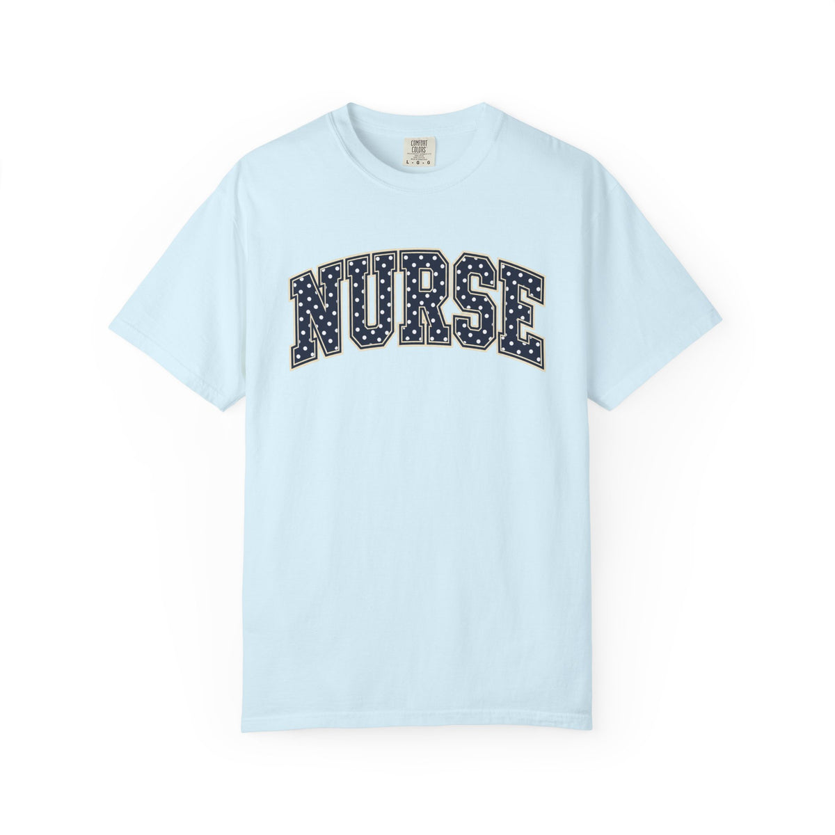 Nurse Varsity Shirt in Chambray
