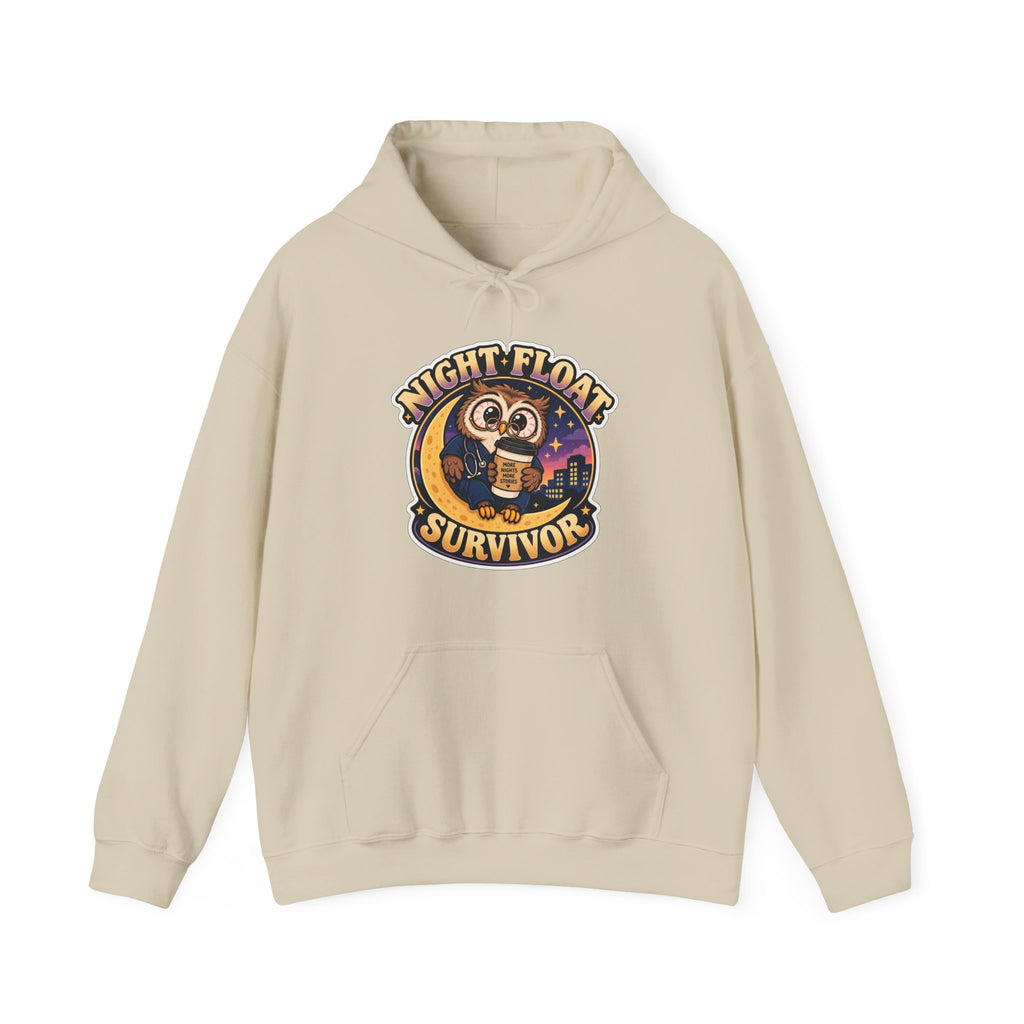 Night Float Survivor Hoodie in Sand