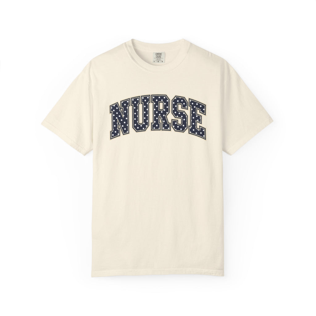 Nurse Varsity Shirt in Ivory