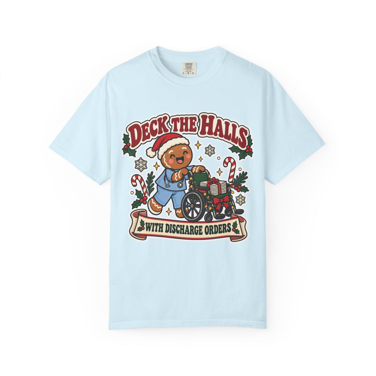Deck the Halls with Discharge Orders Shirt in Chambray