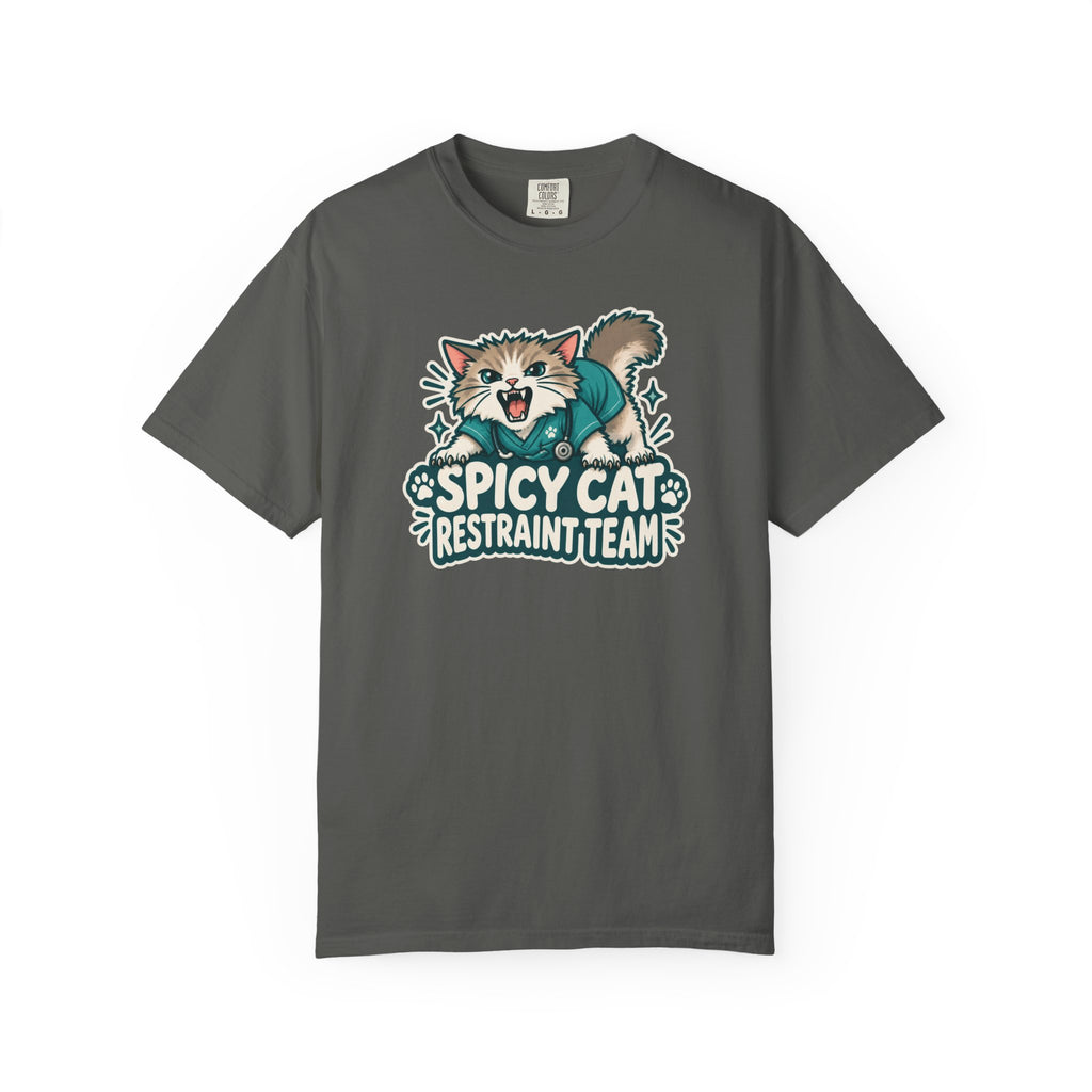 Spicy Cat Restraint Team Shirt in Pepper