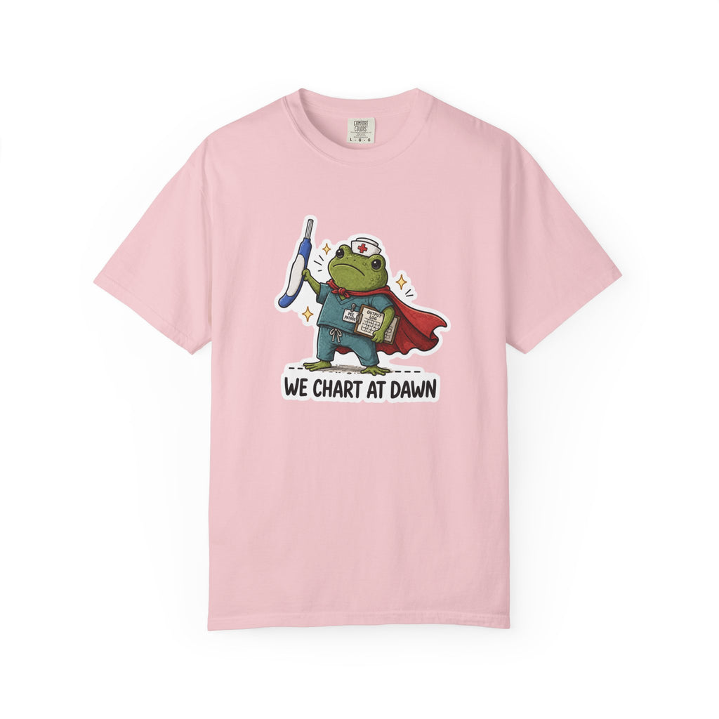 We Chart at Dawn Frog Shirt in Blossom