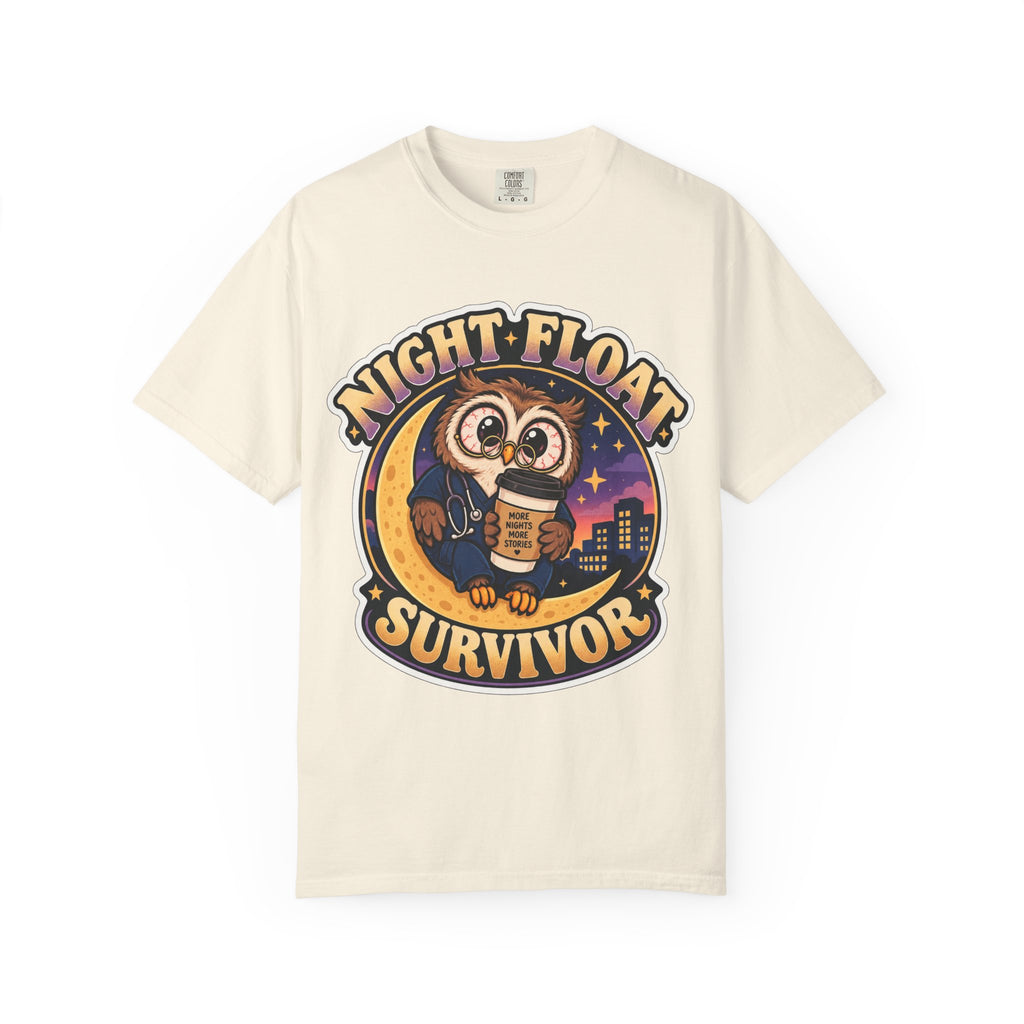 Night Float Survivor Shirt in Ivory