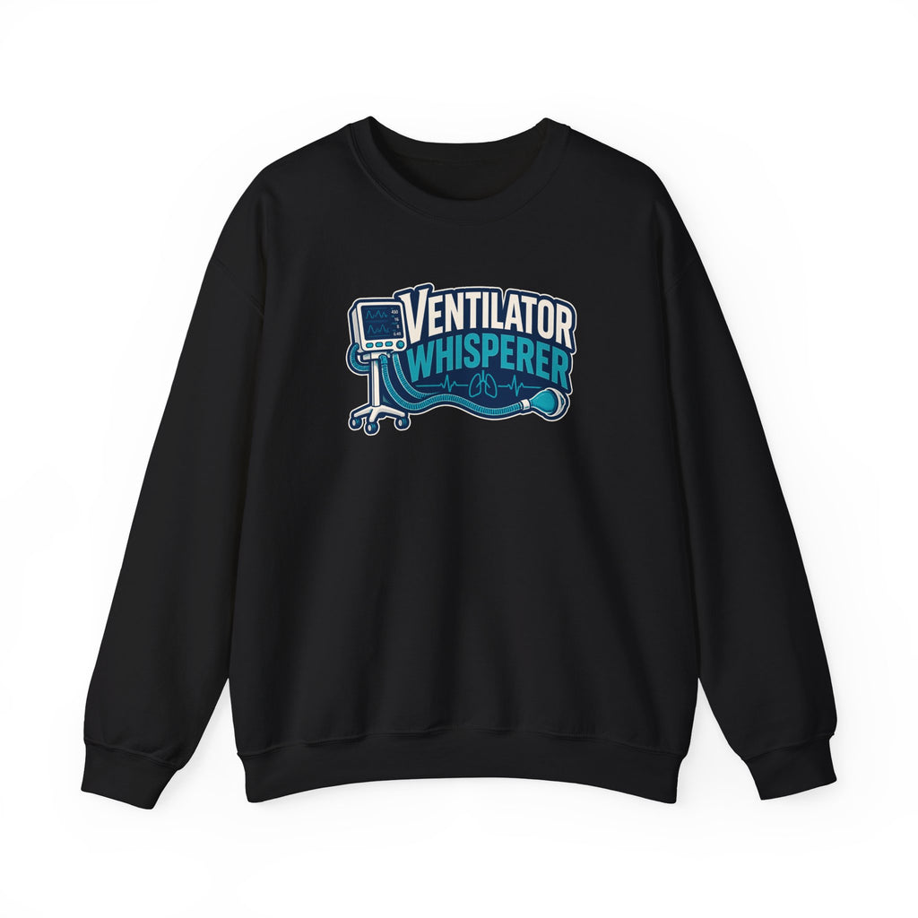 Ventilator Whisperer Sweatshirt in Black