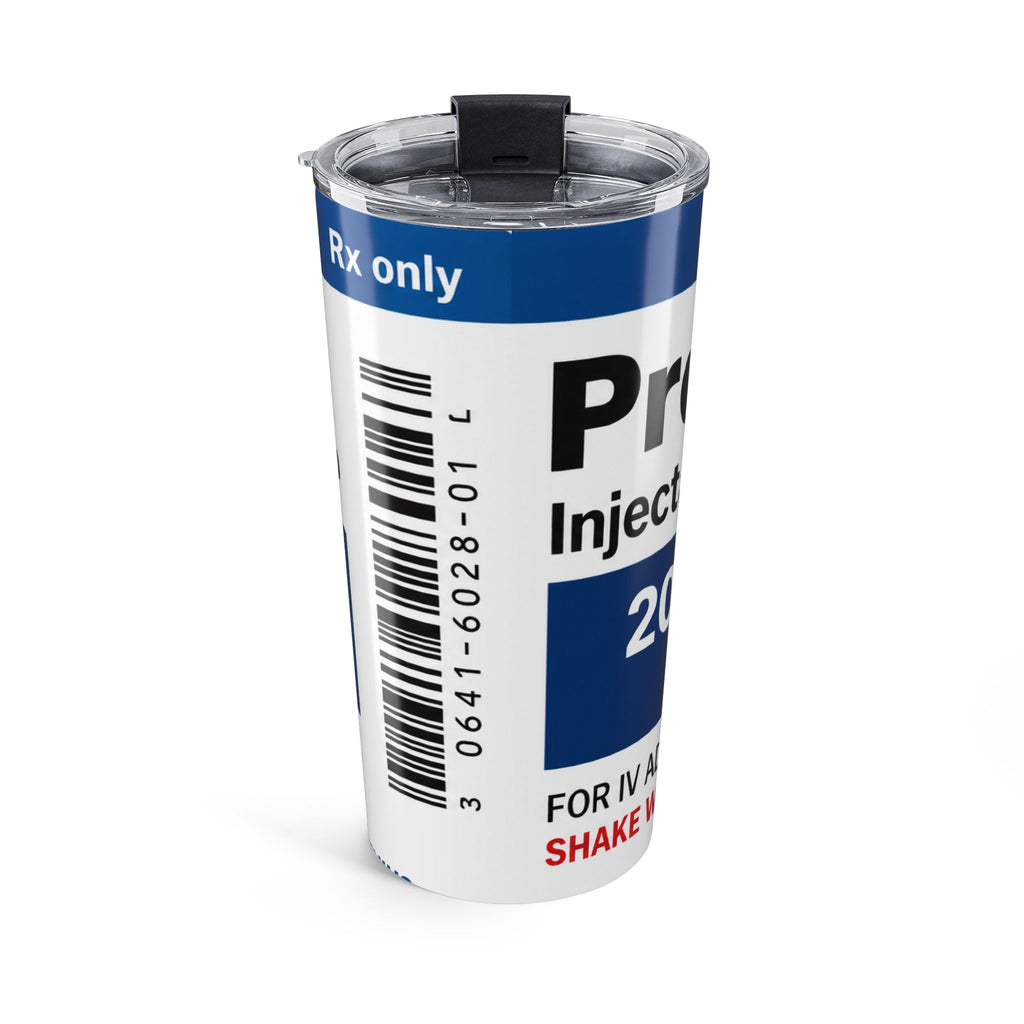 Propofol Medication Label Tumbler