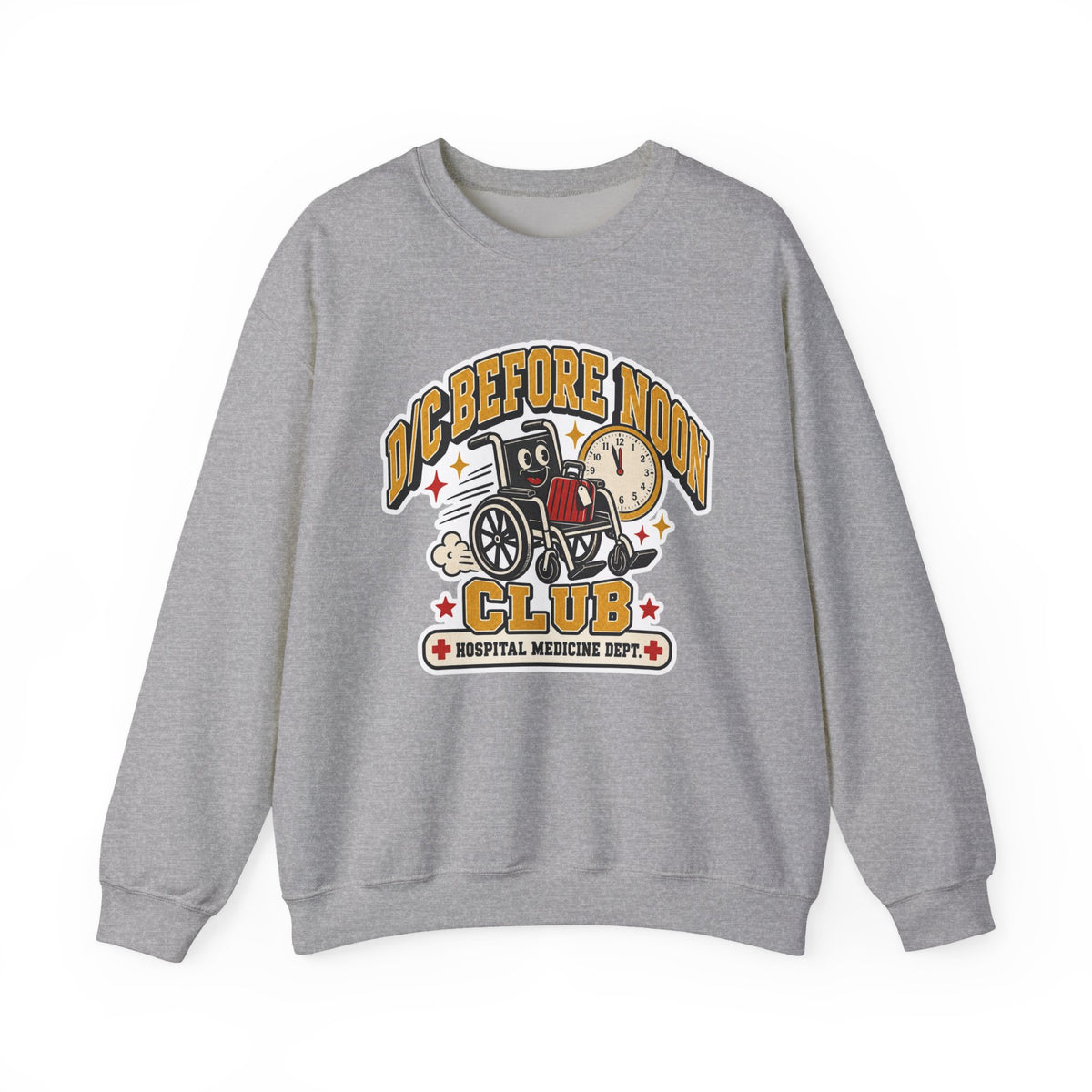 D/C Before Noon Club Sweatshirt in Sport Grey