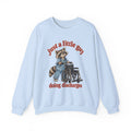 Just a Little Guy Doing Discharges Sweatshirt in Light Blue