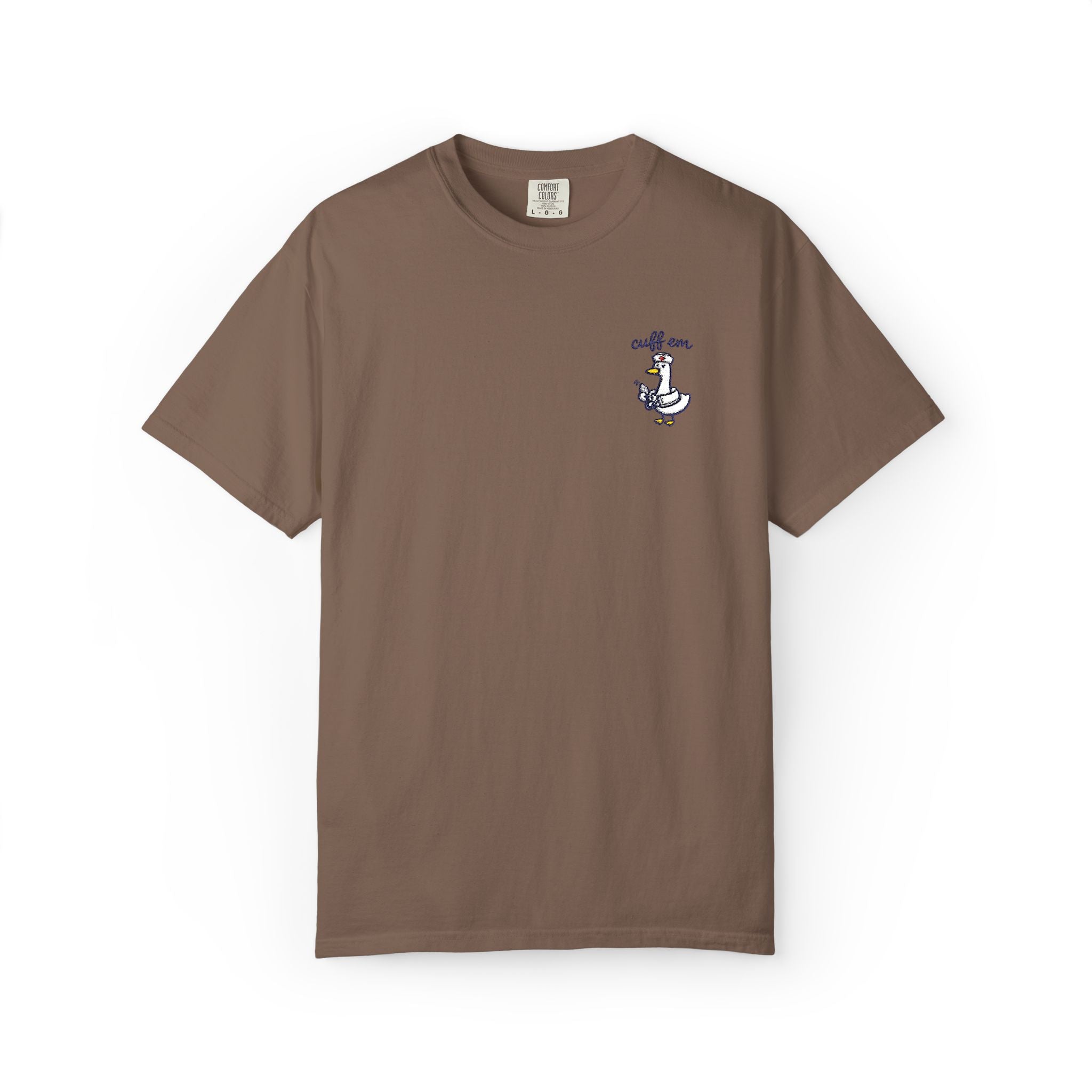 Coffee Goose Comfort Colors T-Shirt | Nurse & Healthcare Worker Tee