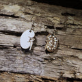 Kidney Wooden Dangle Earrings | Nephrology Medical Jewelry