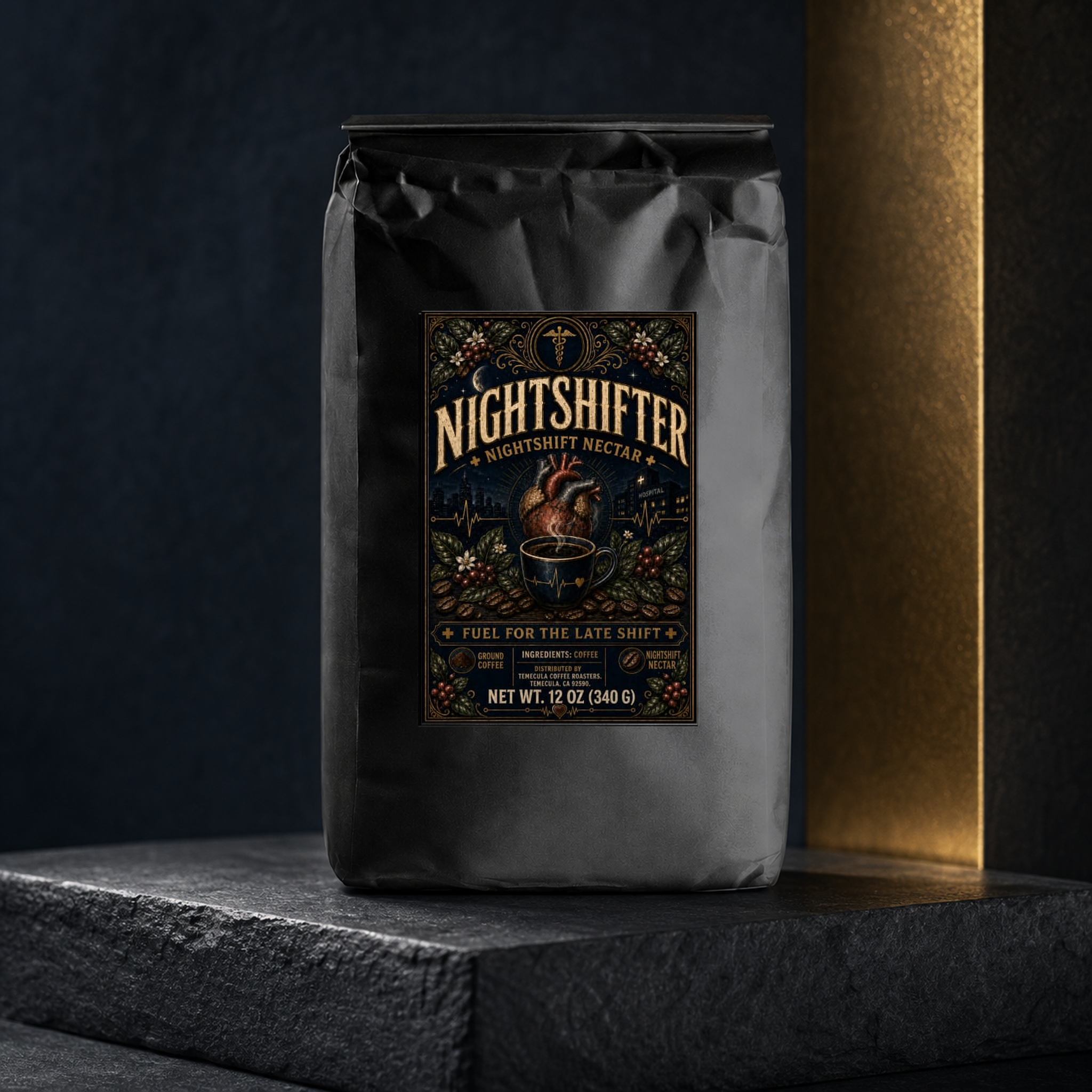 Nightshifter Italian Roast coffee bag hero product image