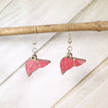 Human Liver Wooden Earrings | Anatomy Medical Jewelry
