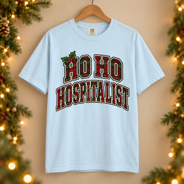 Ho Ho Hospitalist Plaid Shirt