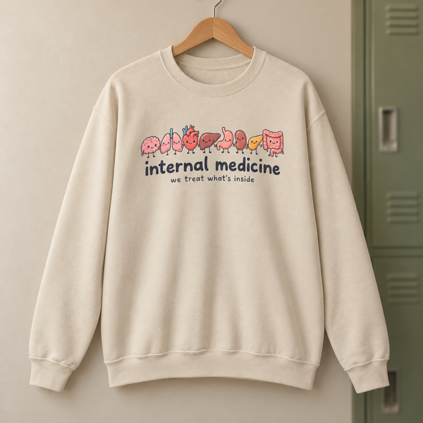 Internal Medicine We Treat What's Inside Sweatshirt