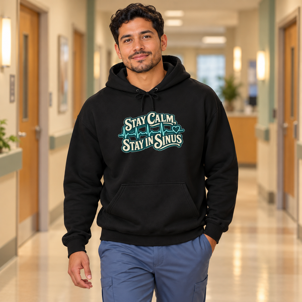 Stay Calm Stay in Sinus Hoodie