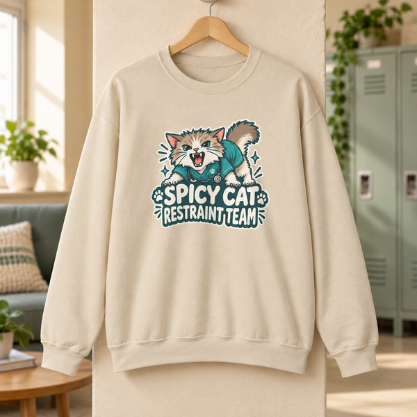 Spicy Cat Restraint Team Sweatshirt
