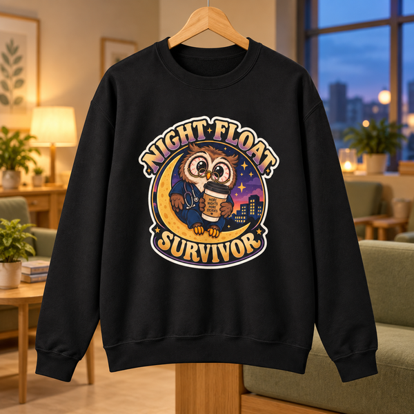 Night Float Survivor Sweatshirt